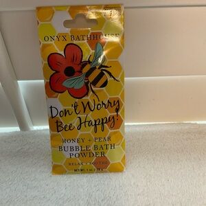 Onyx Yellow Honey + Pear Bubble Bath Powder